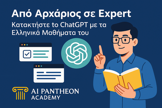 Από Αρχάριος σε Expert: Κατακτήστε το ChatGPT με τα Ελληνικά Μαθήματα του AI Pantheon Academy